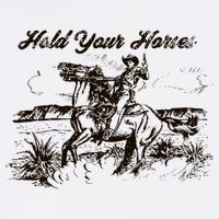 Hold Your Horses Rodeo Western Cowboy Retro Gift Womens Tank Top