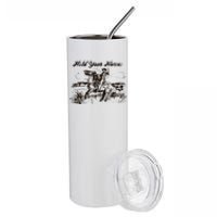 Hold Your Horses Rodeo Western Cowboy Retro Gift Stainless Steel Tumbler