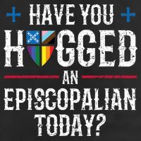 Have You Hugged An Episcopalian Today? Church 7 Panel Mesh Trucker Snapback Hat
