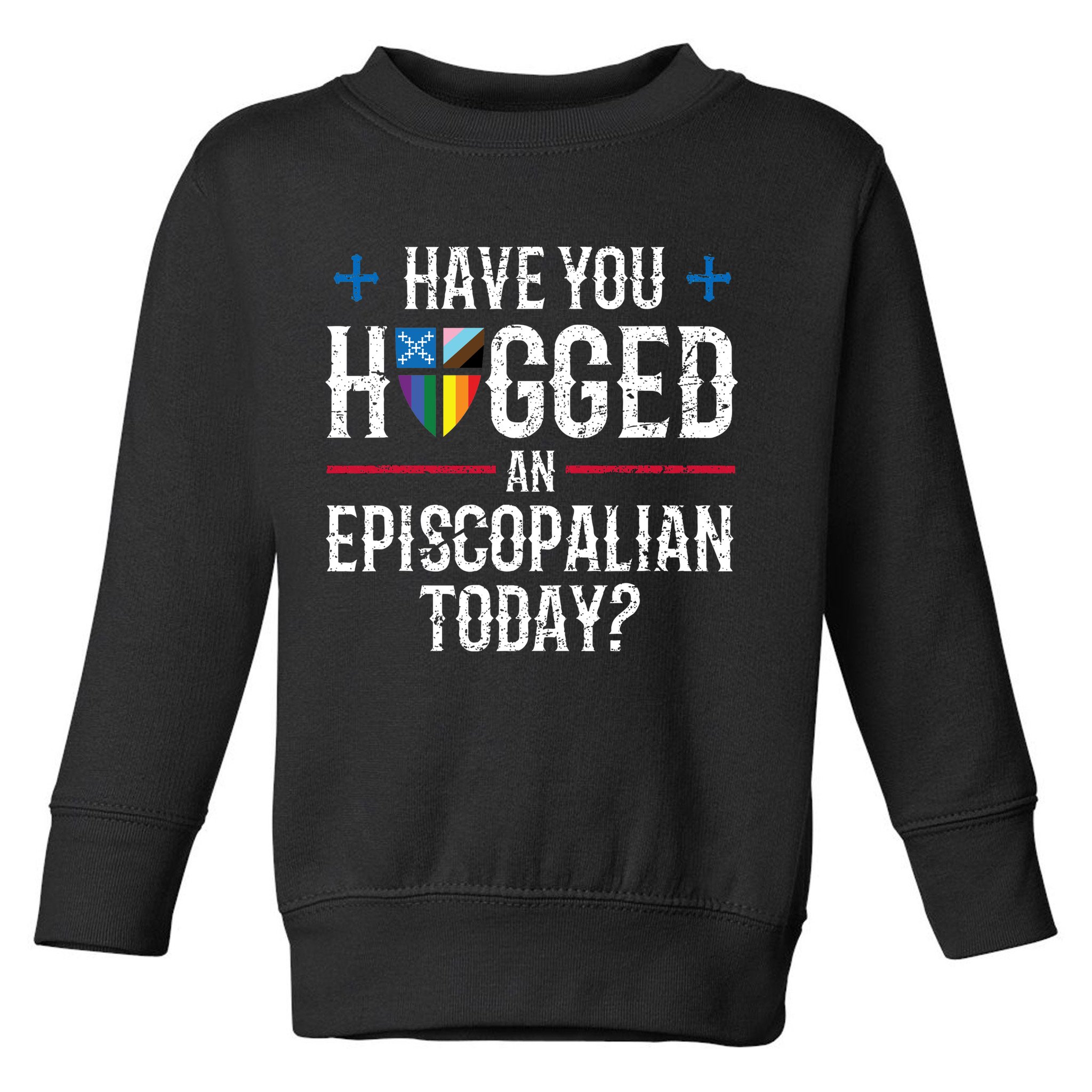 Have You Hugged An Episcopalian Today? Church Toddler Sweatshirt