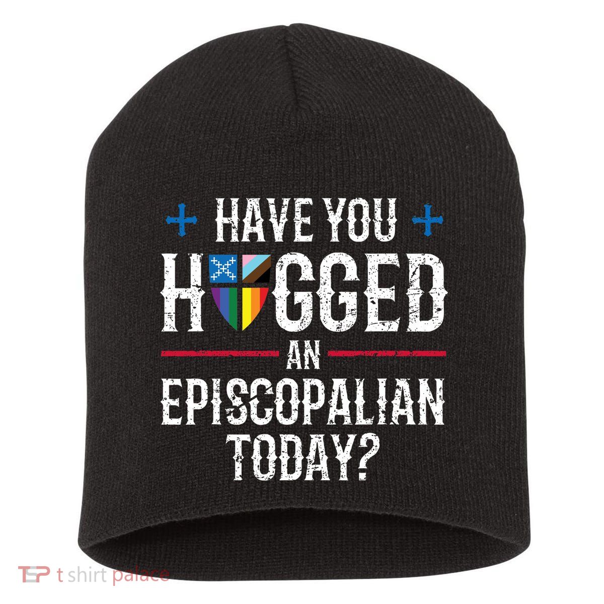 Have You Hugged An Episcopalian Today? Church Short Acrylic Beanie
