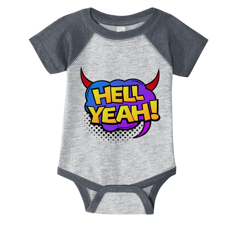 Hell Yeah Infant Baby Jersey Bodysuit