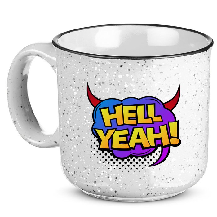 Hell Yeah 15oz Campfire Ceramic Mug