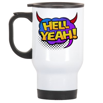 Hell Yeah Stainless Steel Travel Mug