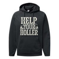 Help Your Holler – Support Appalachia Neighbors Performance Fleece Hoodie