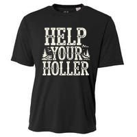 Help Your Holler – Support Appalachia Neighbors Cooling Performance Crew T-Shirt