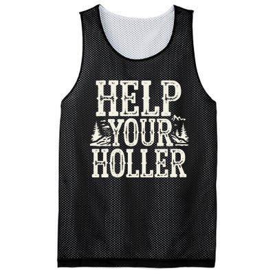 Help Your Holler – Support Appalachia Neighbors Mesh Reversible Basketball Jersey Tank