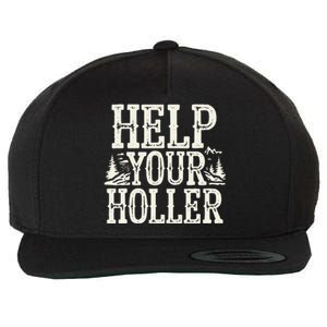 Help Your Holler – Support Appalachia Neighbors Wool Snapback Cap