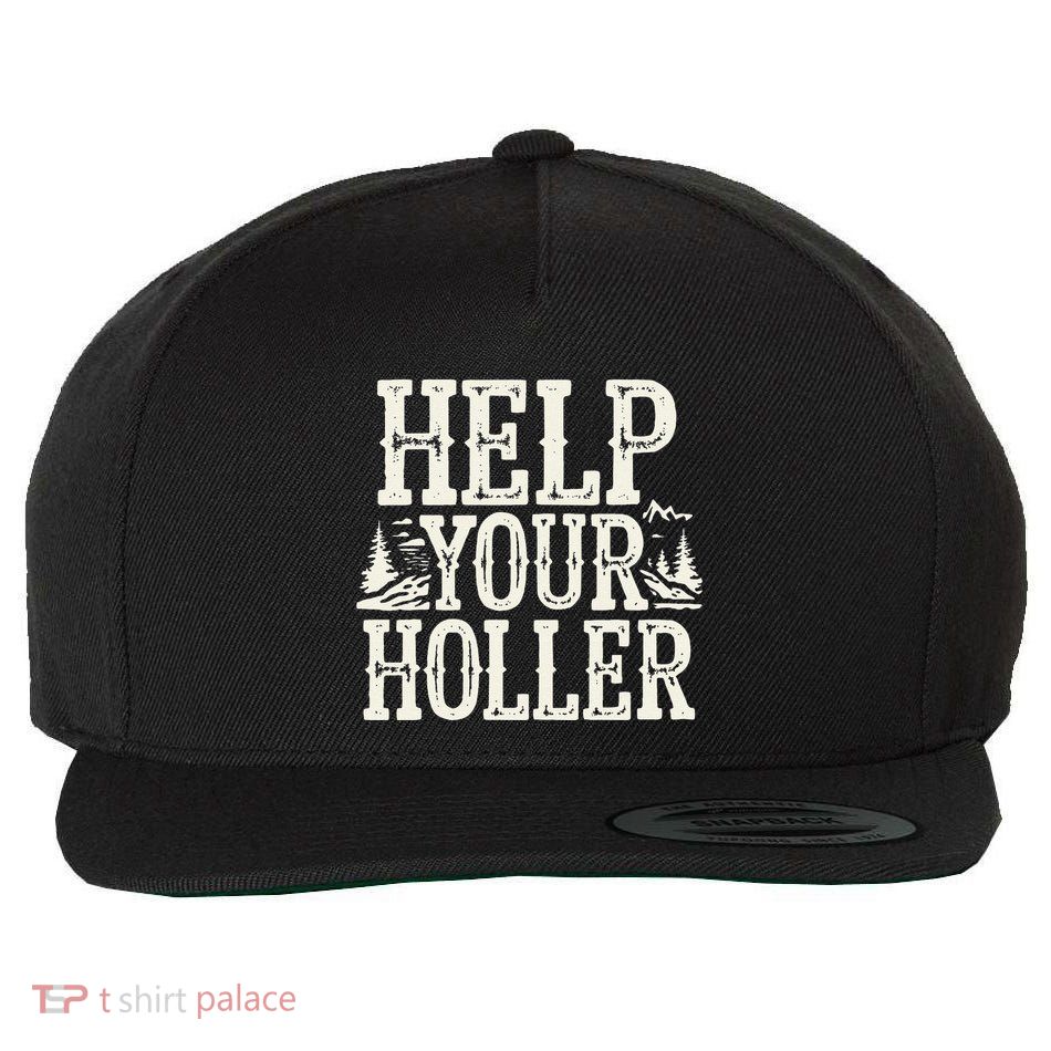 Help Your Holler – Support Appalachia Neighbors Wool Snapback Cap