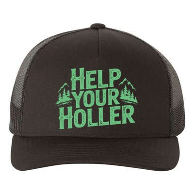 Help Your Holler – Support Appalachia Neighbors Yupoong Adult 5-Panel Trucker Hat