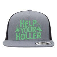 Help Your Holler – Support Appalachia Neighbors Flat Bill Trucker Hat