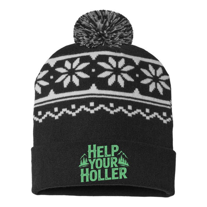 Help Your Holler – Support Appalachia Neighbors USA-Made Snowflake Beanie