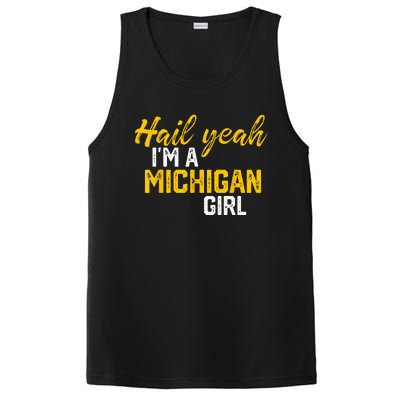 Hail Yeah Im A Michigan Michigan For Women PosiCharge Competitor Tank