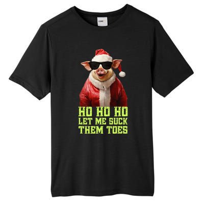 Hell Yeah I Suck Toes Weird Festive Embarrassing Christmas Tall Fusion ChromaSoft Performance T-Shirt