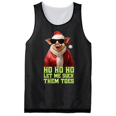 Hell Yeah I Suck Toes Weird Festive Embarrassing Christmas Mesh Reversible Basketball Jersey Tank