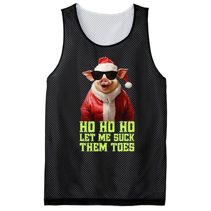 Hell Yeah I Suck Toes Weird Festive Embarrassing Christmas Mesh Reversible Basketball Jersey Tank