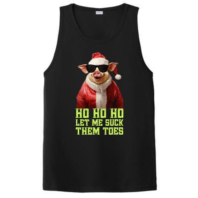 Hell Yeah I Suck Toes Weird Festive Embarrassing Christmas PosiCharge Competitor Tank