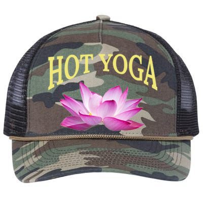 Hot Yoga Instructors / Lotus Hot Yoga Instructor Design Gift Retro Rope Trucker Hat Cap