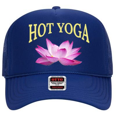 Hot Yoga Instructors / Lotus Hot Yoga Instructor Design Gift High Crown Mesh Back Trucker Hat