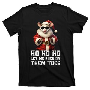 Hell Yeah I Suck Toes Possum Santa Embarrassing Christmas T-Shirt