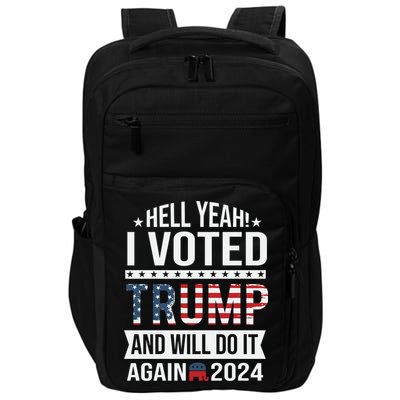 Hell Yeah! I Voted Trump Impact Tech Backpack