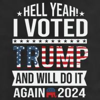 Hell Yeah! I Voted Trump Trucker Hat