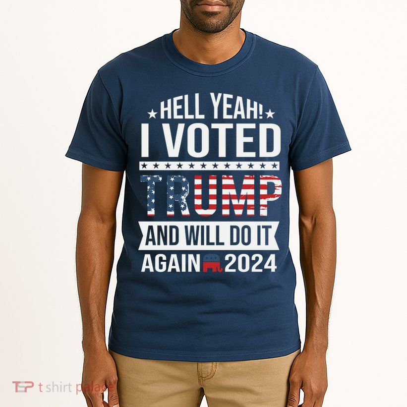 Hell Yeah! I Voted Trump Tall T-Shirt