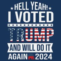 Hell Yeah! I Voted Trump 16 in Basic Backpack