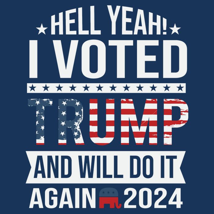 Hell Yeah! I Voted Trump 16 in Basic Backpack