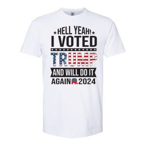 Hell Yeah! I Voted Trump Softstyle CVC T-Shirt