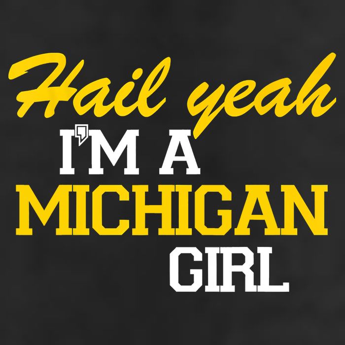 Hail Yeah I'm A Michigan Girl Adult Drive Performance Visor