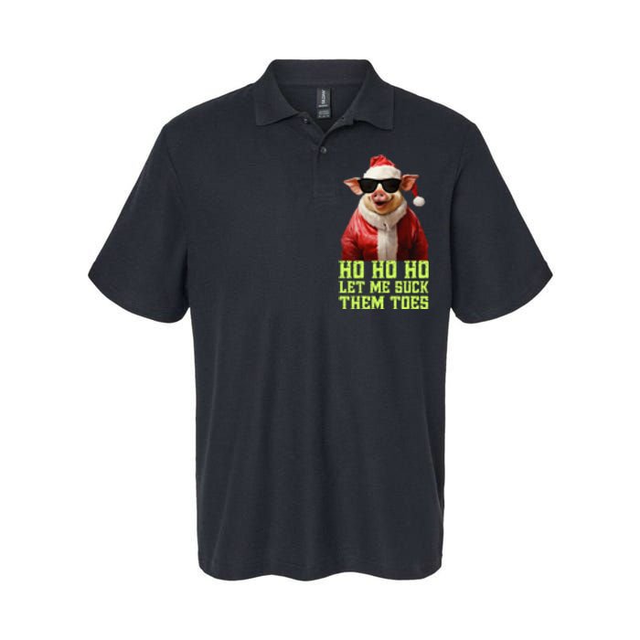 Hell Yeah I Suck Toes Weird Festive Embarrassing Christmas Softstyle Adult Sport Polo