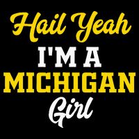 Hail Yeah I'm a Michigan Mesh Reversible Basketball Jersey Tank