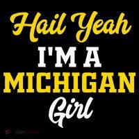 Hail Yeah I'm a Michigan Youth Performance Sprint T-Shirt