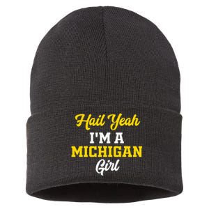 Hail Yeah I'm a Michigan Sustainable Knit Beanie