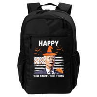 Happy You Know The Thing Funny Joe Biden Halloween Costume Daily Commute Backpack