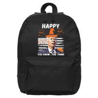 Happy You Know The Thing Funny Joe Biden Halloween Costume 16 in Basic Backpack