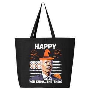 Happy You Know The Thing Funny Joe Biden Halloween Costume 25L Jumbo Tote