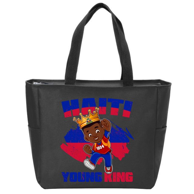 Haiti Young King 1804 Haiti Haitian Independence Zip Tote Bag