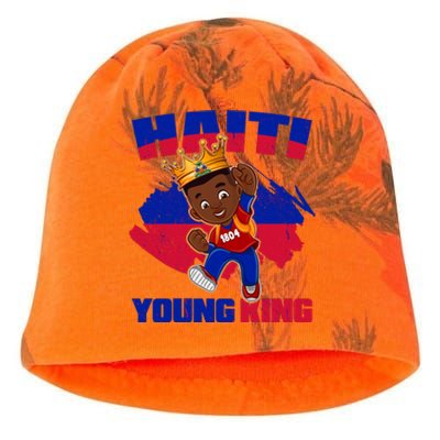 Haiti Young King 1804 Haiti Haitian Independence Kati - Camo Knit Beanie