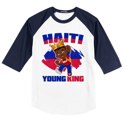 Haiti Young King 1804 Haiti Haitian Independence Baseball Sleeve Shirt