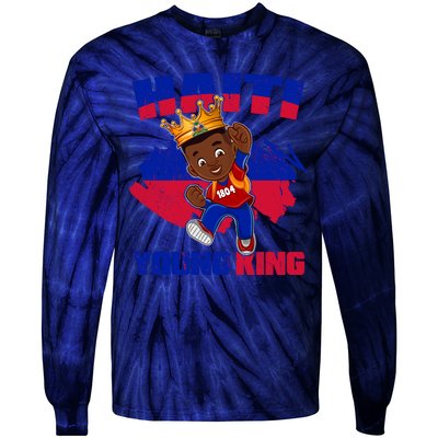 Haiti Young King 1804 Haiti Haitian Independence Tie-Dye Long Sleeve Shirt