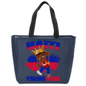 Haiti Young King 1804 Haiti Haitian Independence Zip Tote Bag