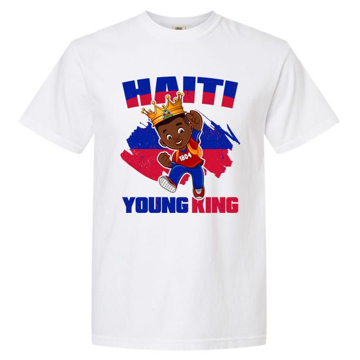 Haiti Young King 1804 Haiti Haitian Independence Garment-Dyed Heavyweight T-Shirt