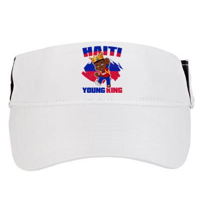 Haiti Young King 1804 Haiti Haitian Independence Adult Drive Performance Visor