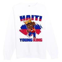 Haiti Young King 1804 Haiti Haitian Independence Premium Crewneck Sweatshirt