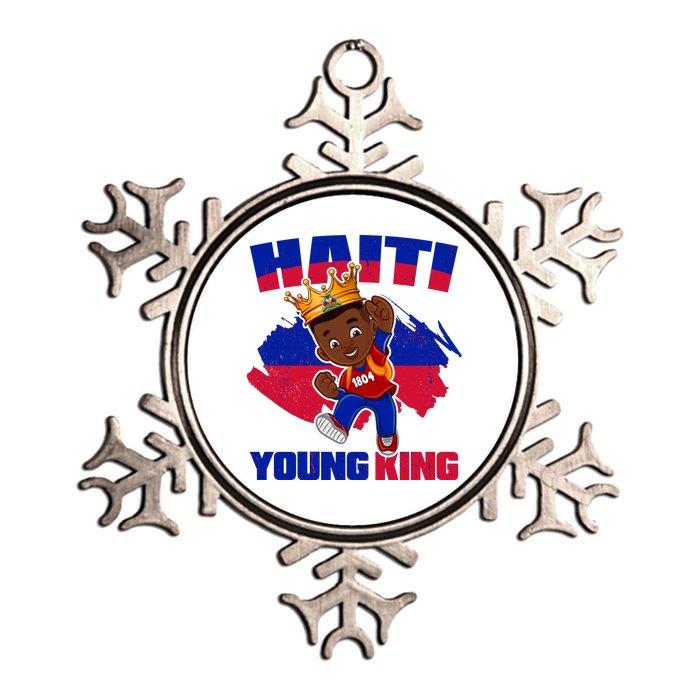 Haiti Young King 1804 Haiti Haitian Independence Metallic Star Ornament