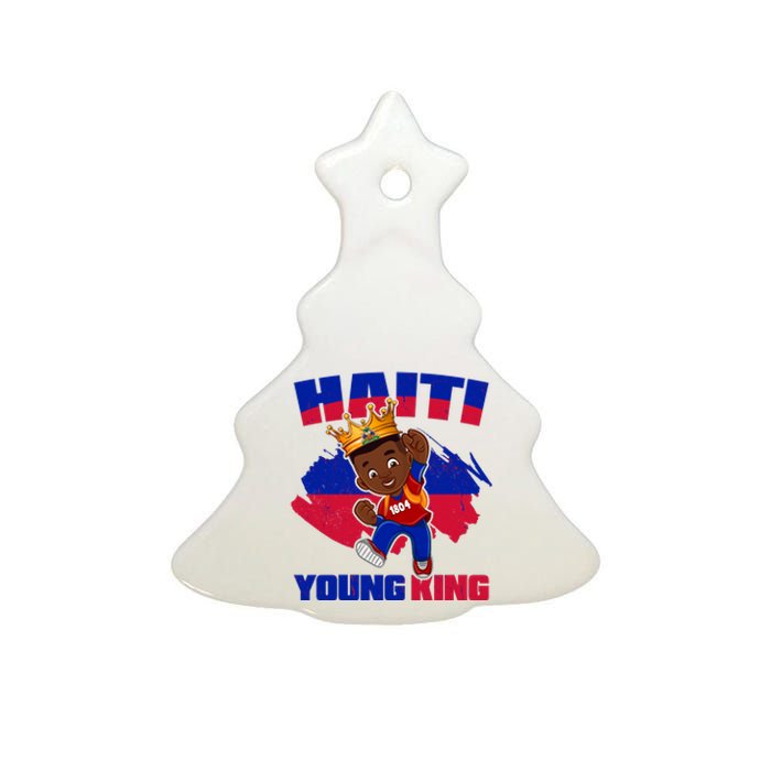 Haiti Young King 1804 Haiti Haitian Independence Ceramic Tree Ornament