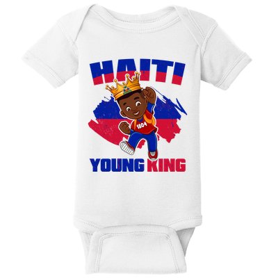 Haiti Young King 1804 Haiti Haitian Independence Baby Bodysuit
