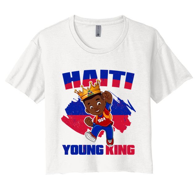 Haiti Young King 1804 Haiti Haitian Independence Crop Top